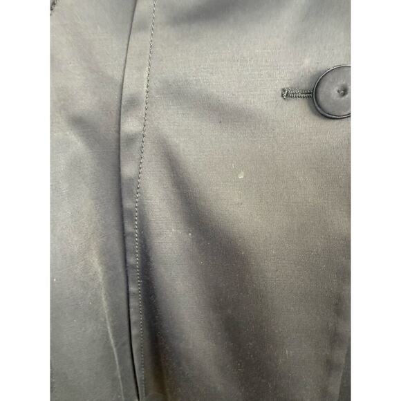 Moschino Cheap and Chic Vintage Black Satin Skirt Suit Set Size 10, measures a 6 - Picture 5 of 11